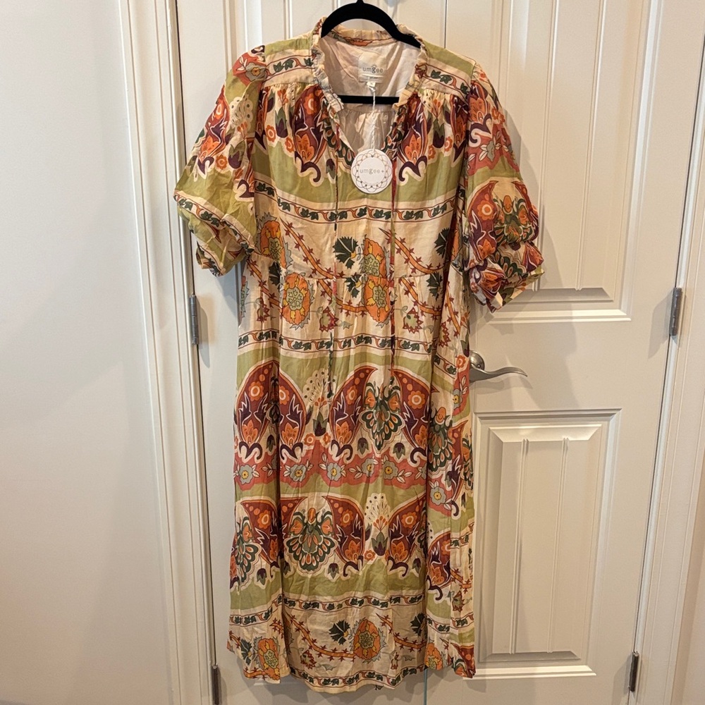 Bohemian Floral Midi Dress